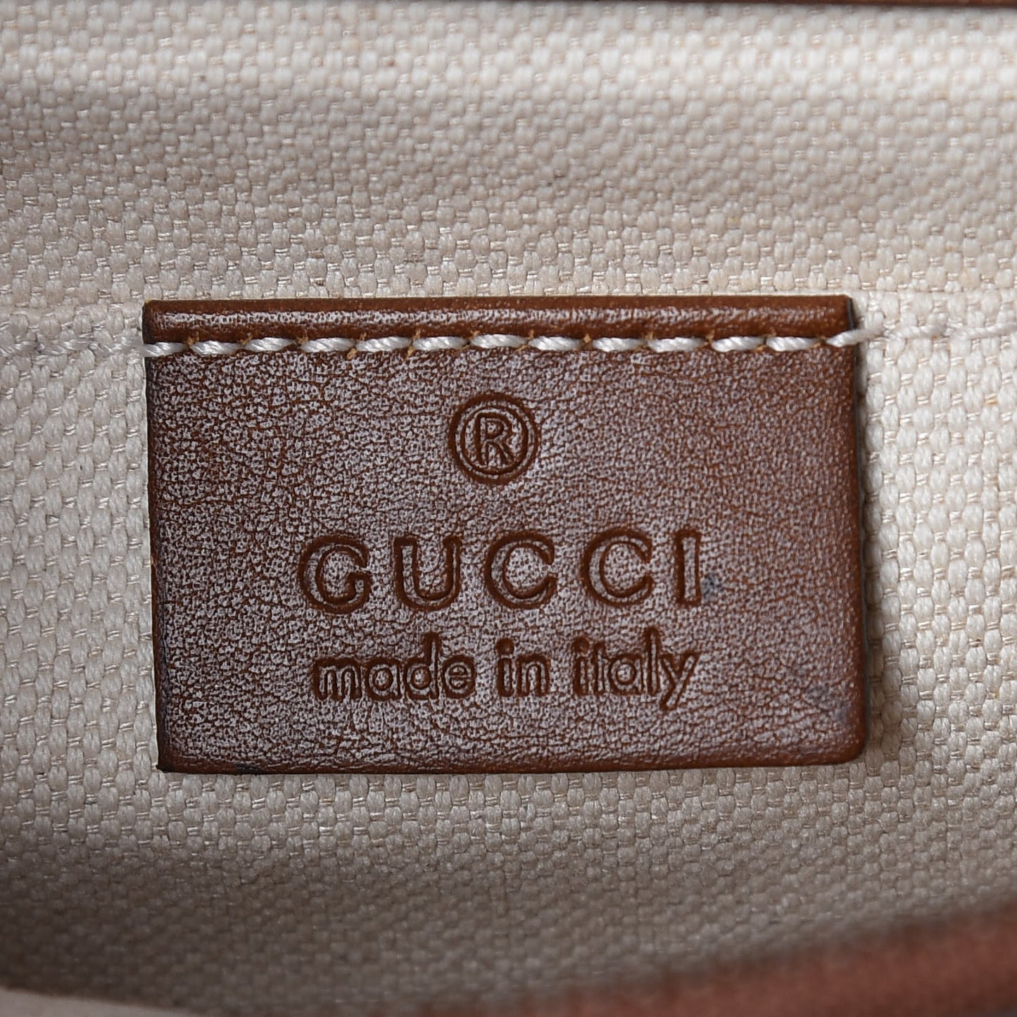 Calfskin Medium Cat Lock Top Handle Bag Brown