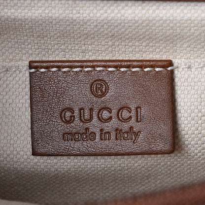 Gucci Calfskin Medium Cat Lock Top Handle Bag Brown 6 of 10