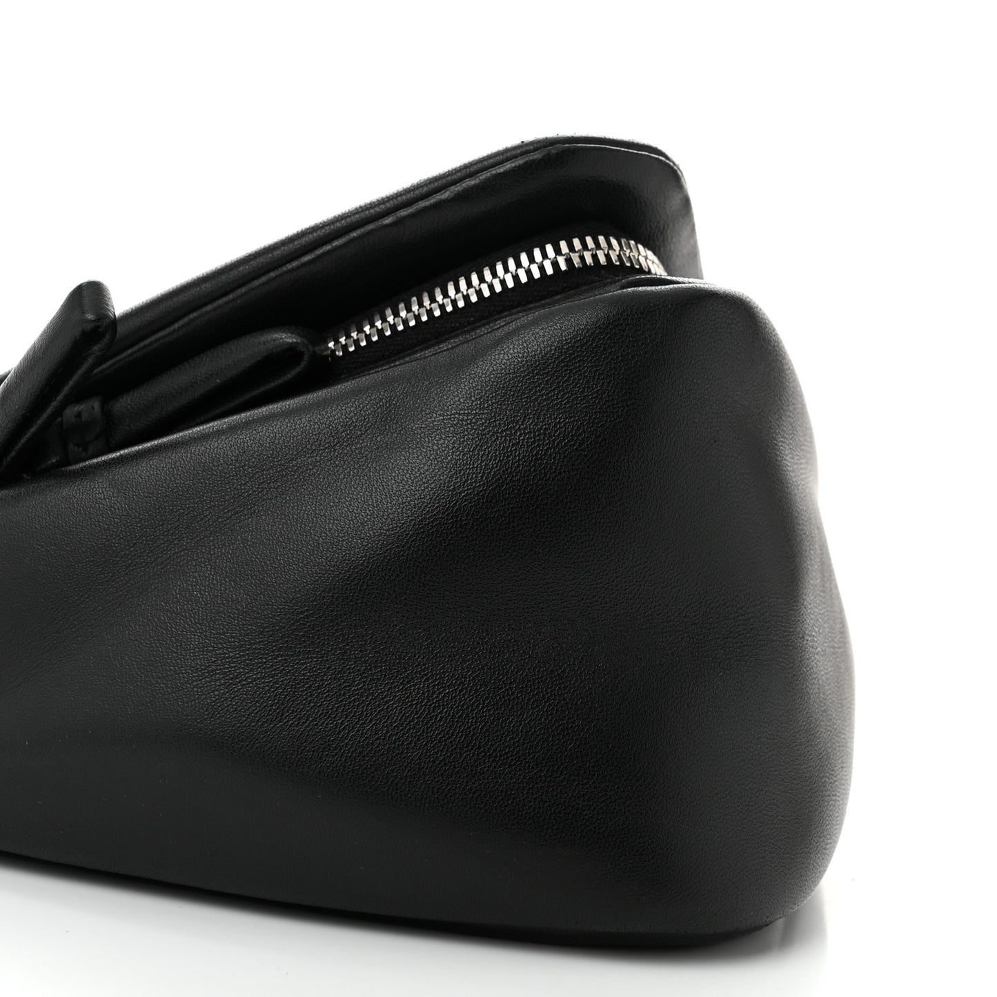 Nappa Padded Signaux Triangle Crossbody Black