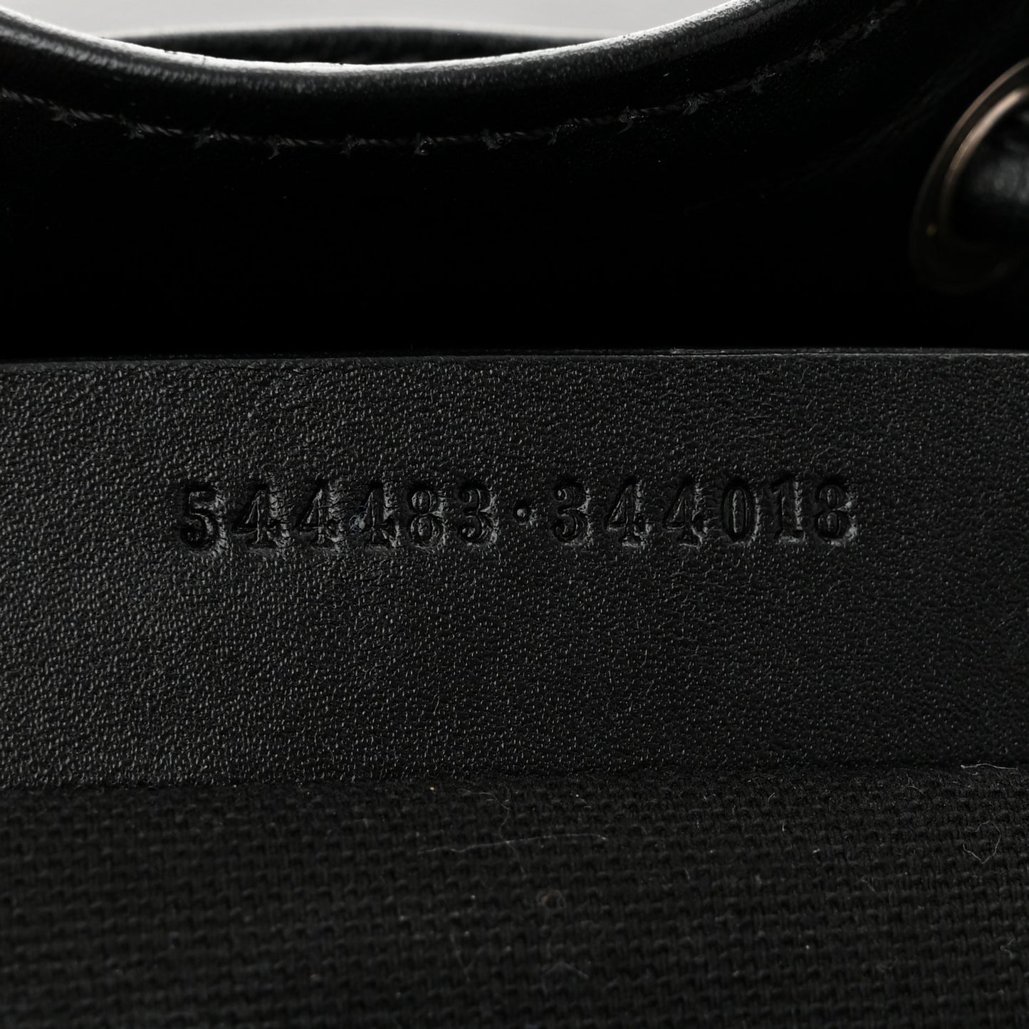 Calfskin Studded Padlock Backpack Black