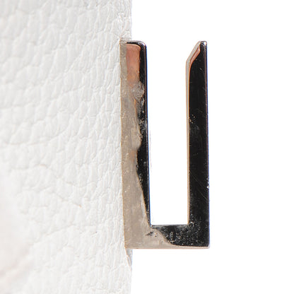 Hermes Taurillon Clemence Lizard Club Birkin 35 Blanc Gris Perle Sanguine 17 of 23