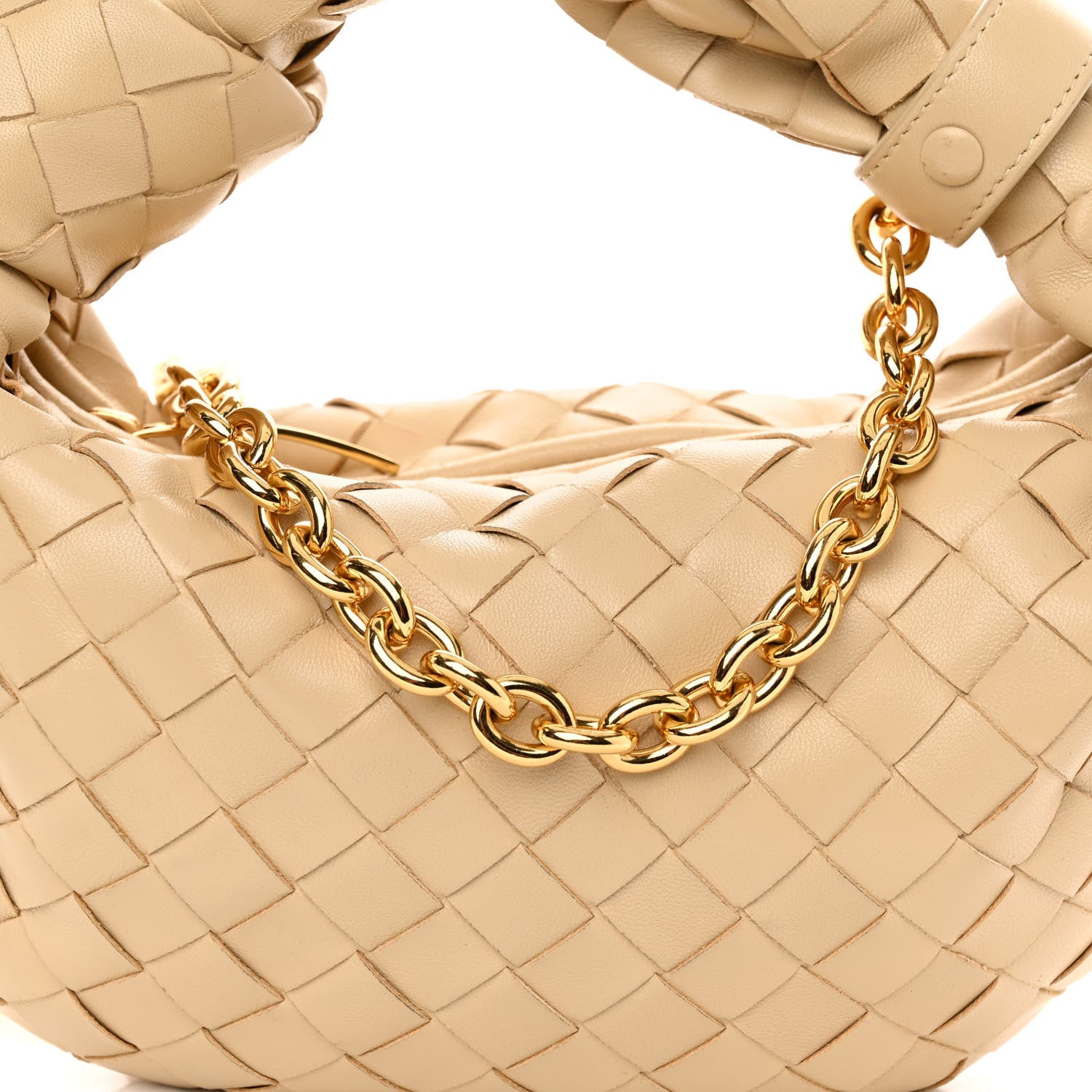 Bottega Veneta Nappa Intrecciato Mini Chain Jodie Porridge 9 of 11
