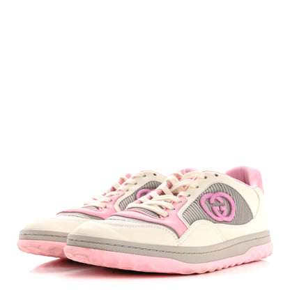Gucci Dali Soft Calfskin Womens Mac80 Sneakers 38 Off White Grey Sky Light Rose 4 of 10
