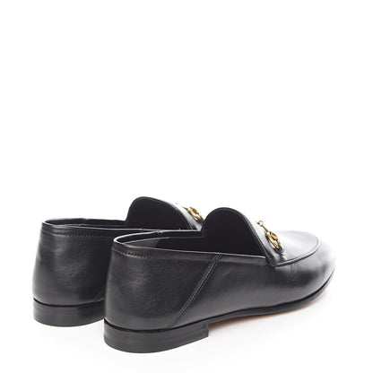 Gucci Lambskin Womens Brixton Horsebit Loafers 40 Black 4 of 9