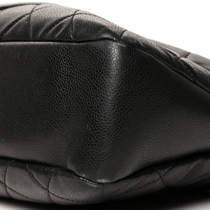 Chanel Caviar Quilted CC Timeless Soft Tote Black 10 of 12