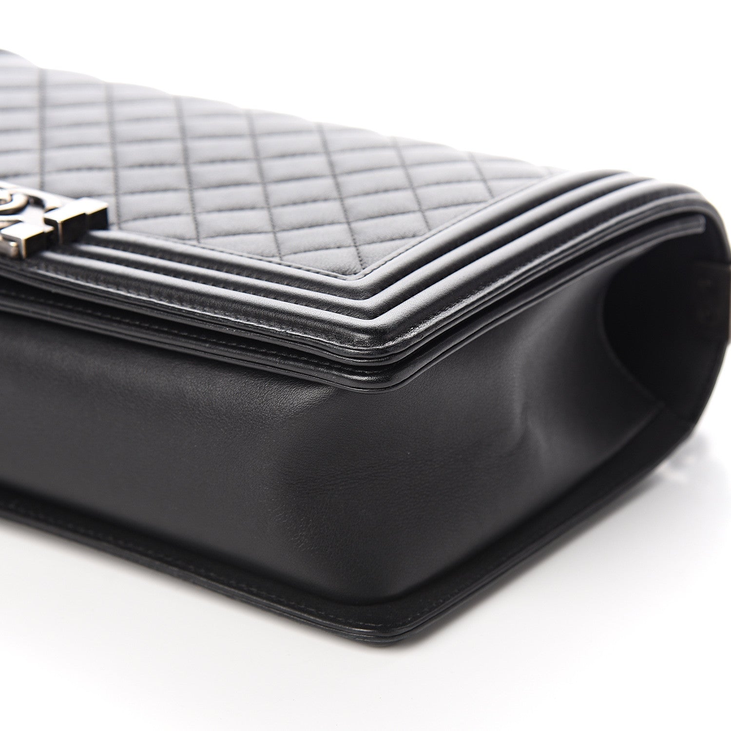 Chanel Calfskin Quilted New Medium Boy Flap Black 10 of 11