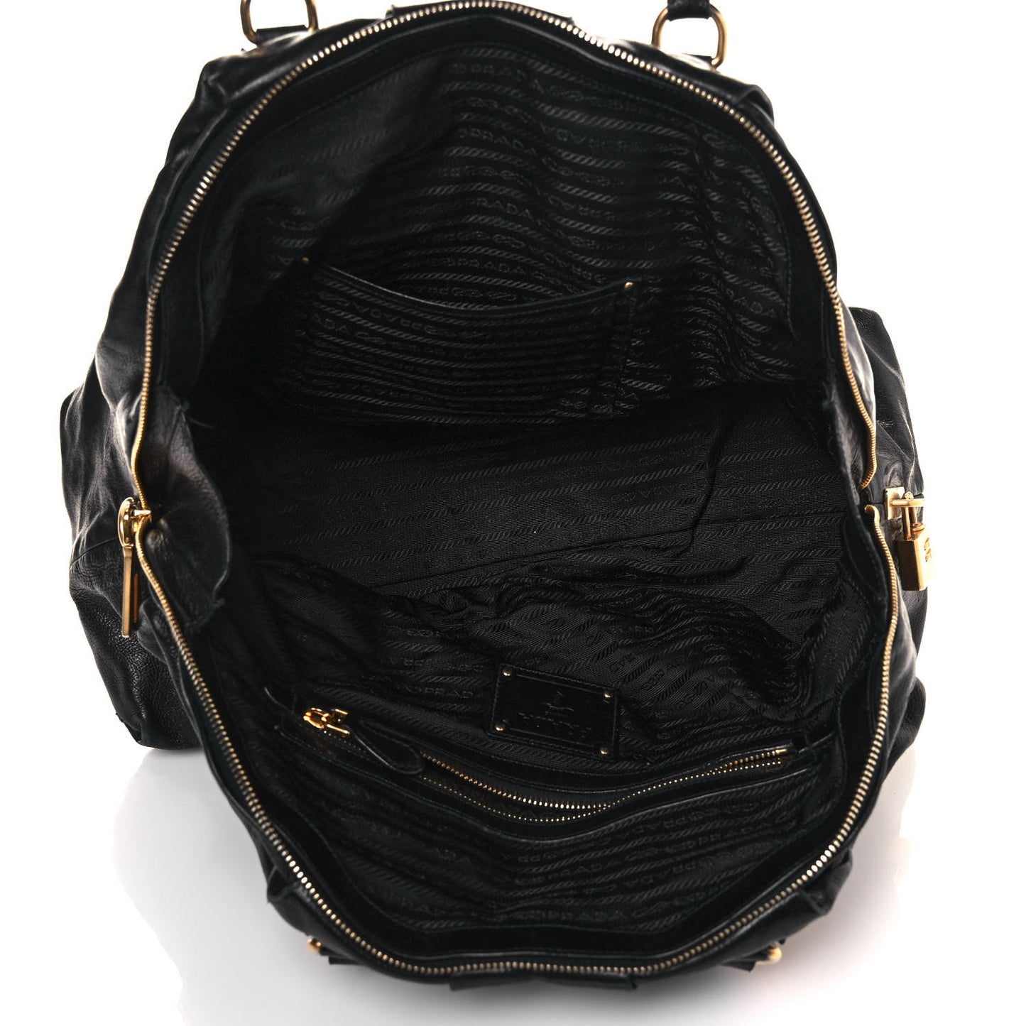 Soft Calf Dome Sachel Black
