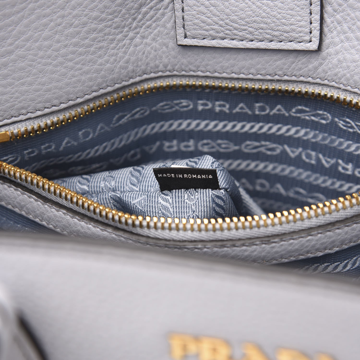 Prada Vitello Phenix Tote Fiordaliso 6 of 9