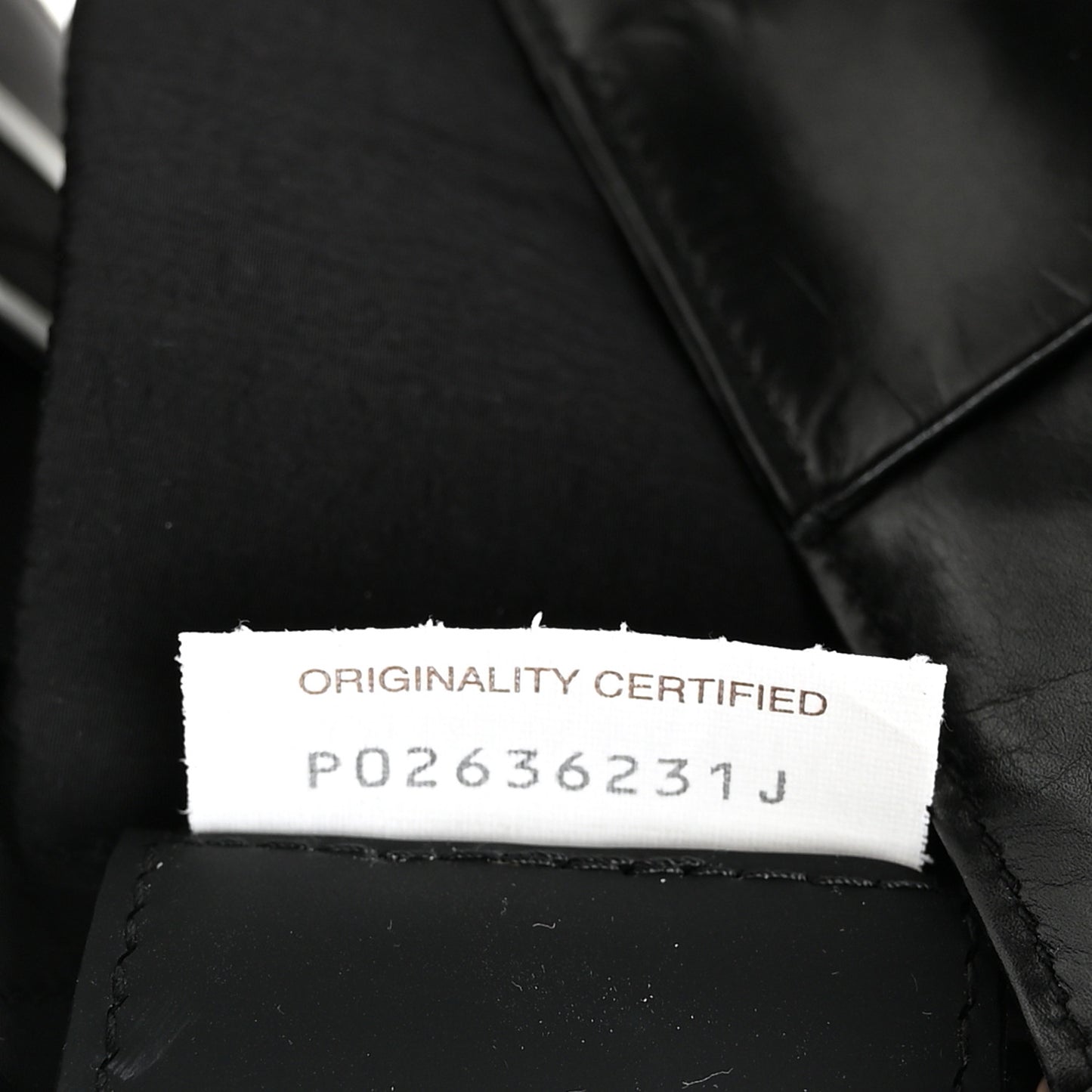 Paper Calfskin Intreccio Cassette Belt Bag Black