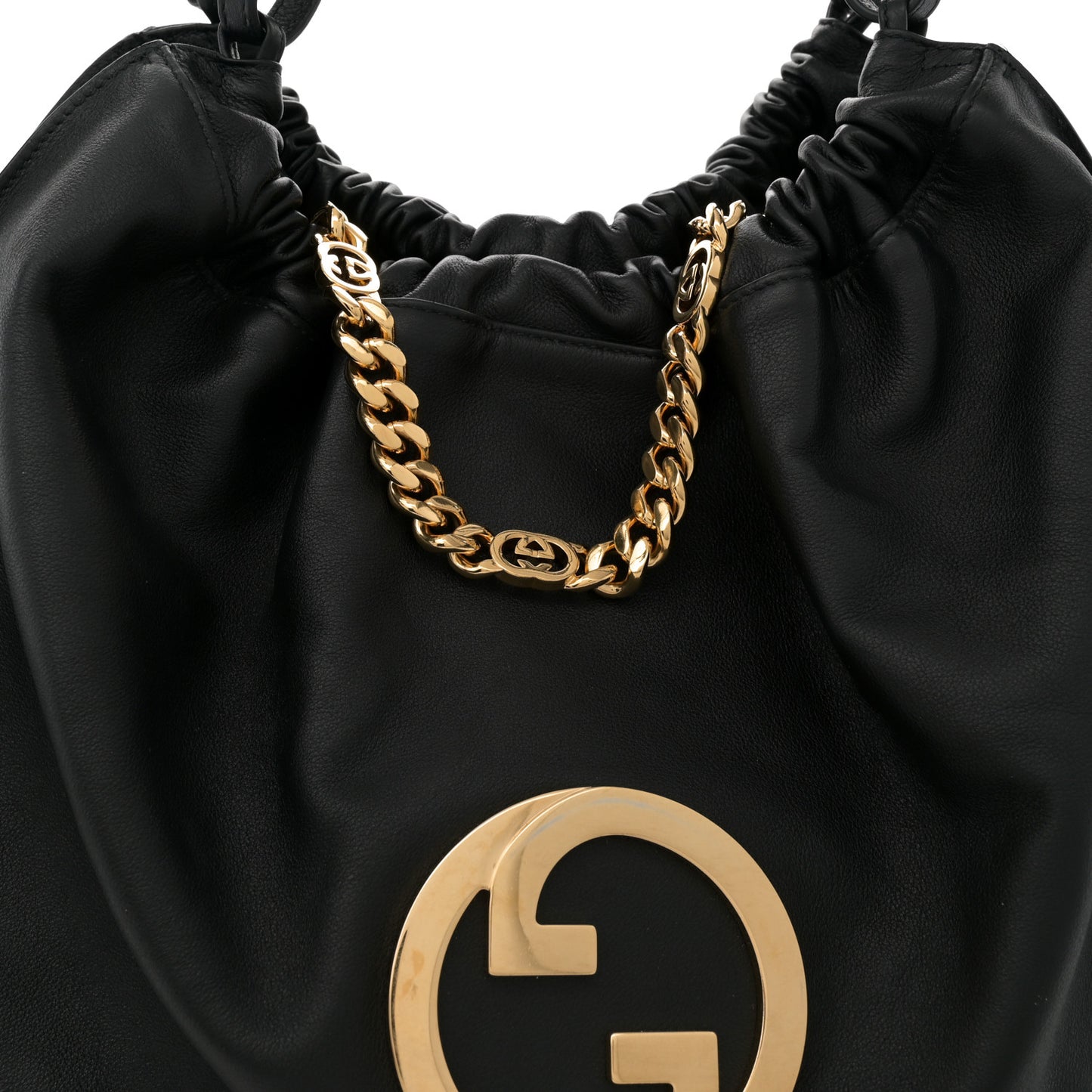 Calfskin Large Blondie Tote  Black