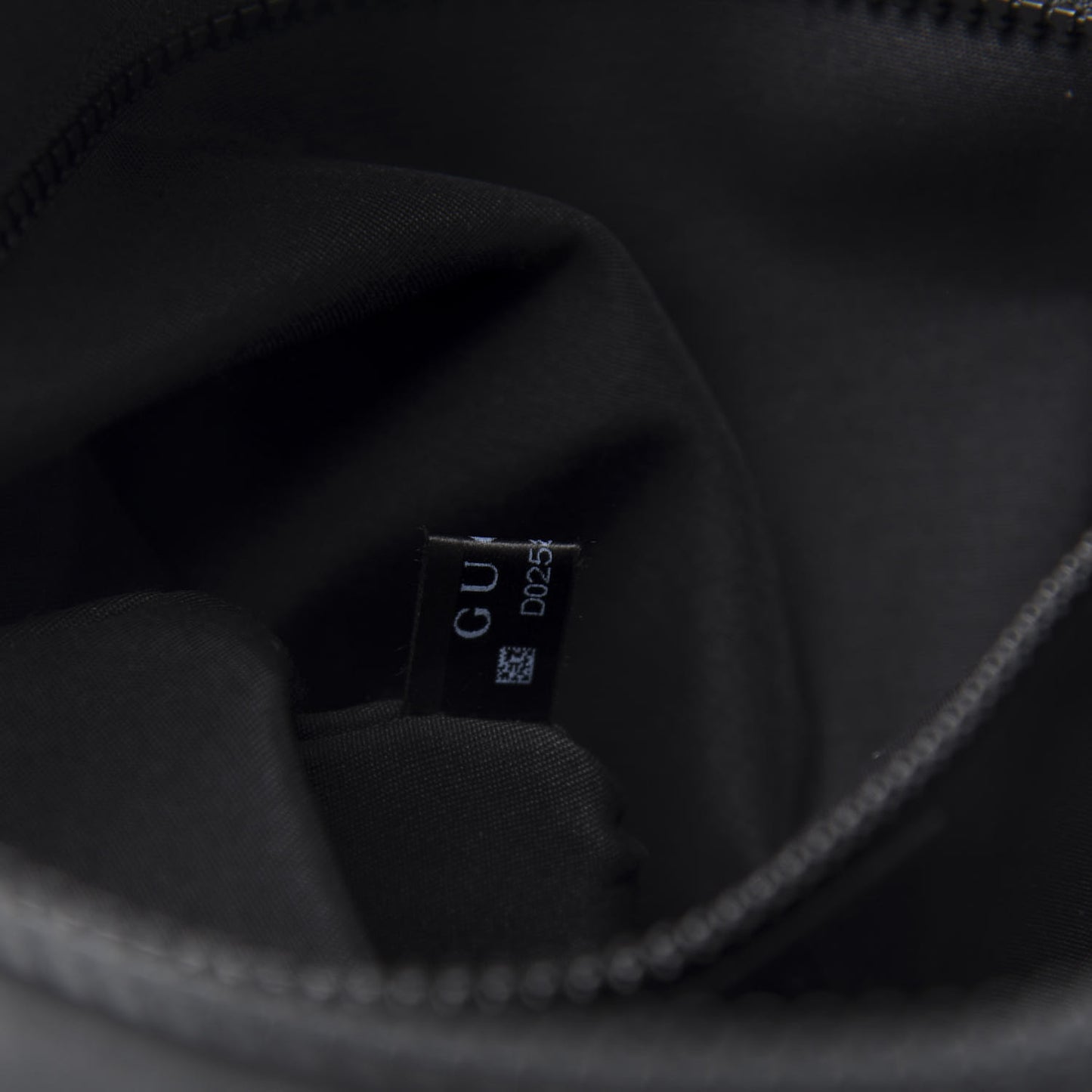 Nylon Monogram Medium Flat Messenger Bag Black