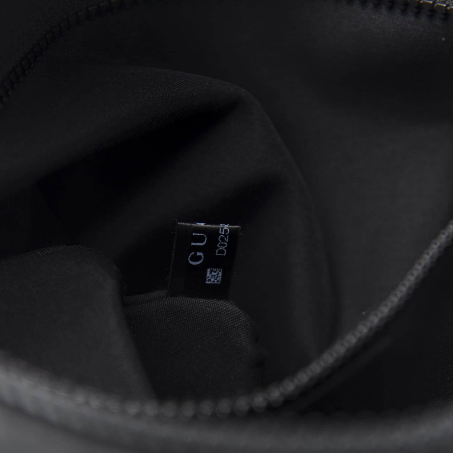 Gucci Nylon Monogram Medium Flat Messenger Bag Black 8 of 12