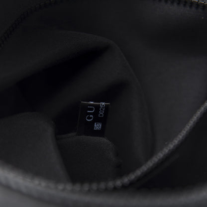 Gucci Nylon Monogram Medium Flat Messenger Bag Black 8 of 12