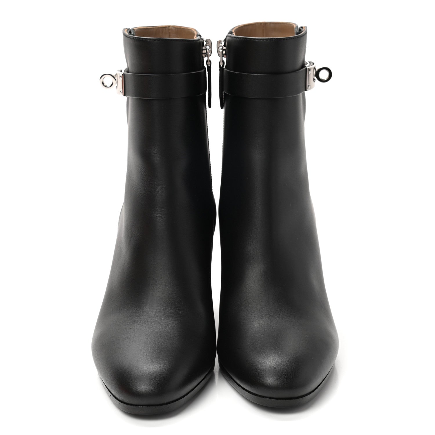 Hermes Calfskin Saint Germain Ankle Boots 35.5 Black 2 of 8