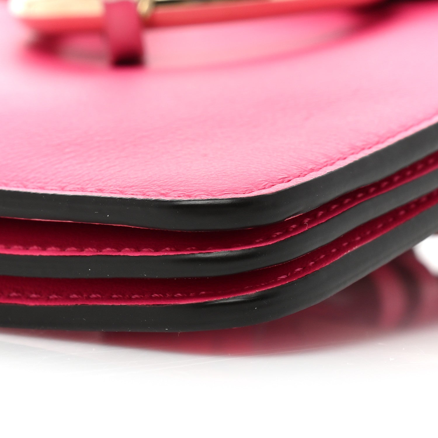 Chloe Suede Calfskin Mini Faye Bracelet Bag Fuchsia Rose 8 of 14