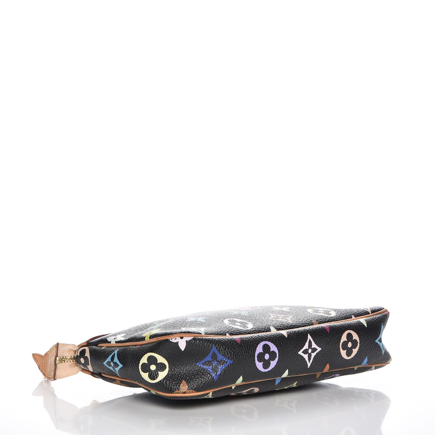 Louis Vuitton Monogram Multicolor Pochette Accessories Black 4 of 8
