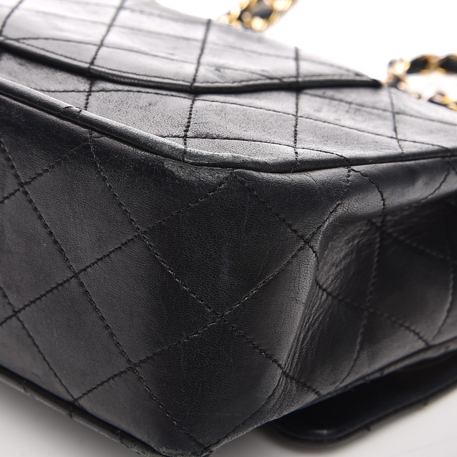 Chanel Lambskin Quilted Medium Double Flap Black 21 of 21