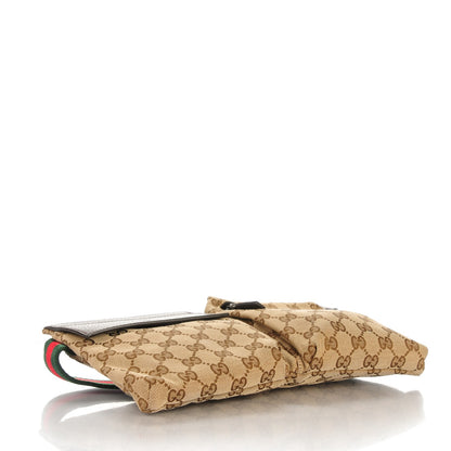 Gucci GG Monogram Double Pocket Belt Bag Dark Brown 4 of 7