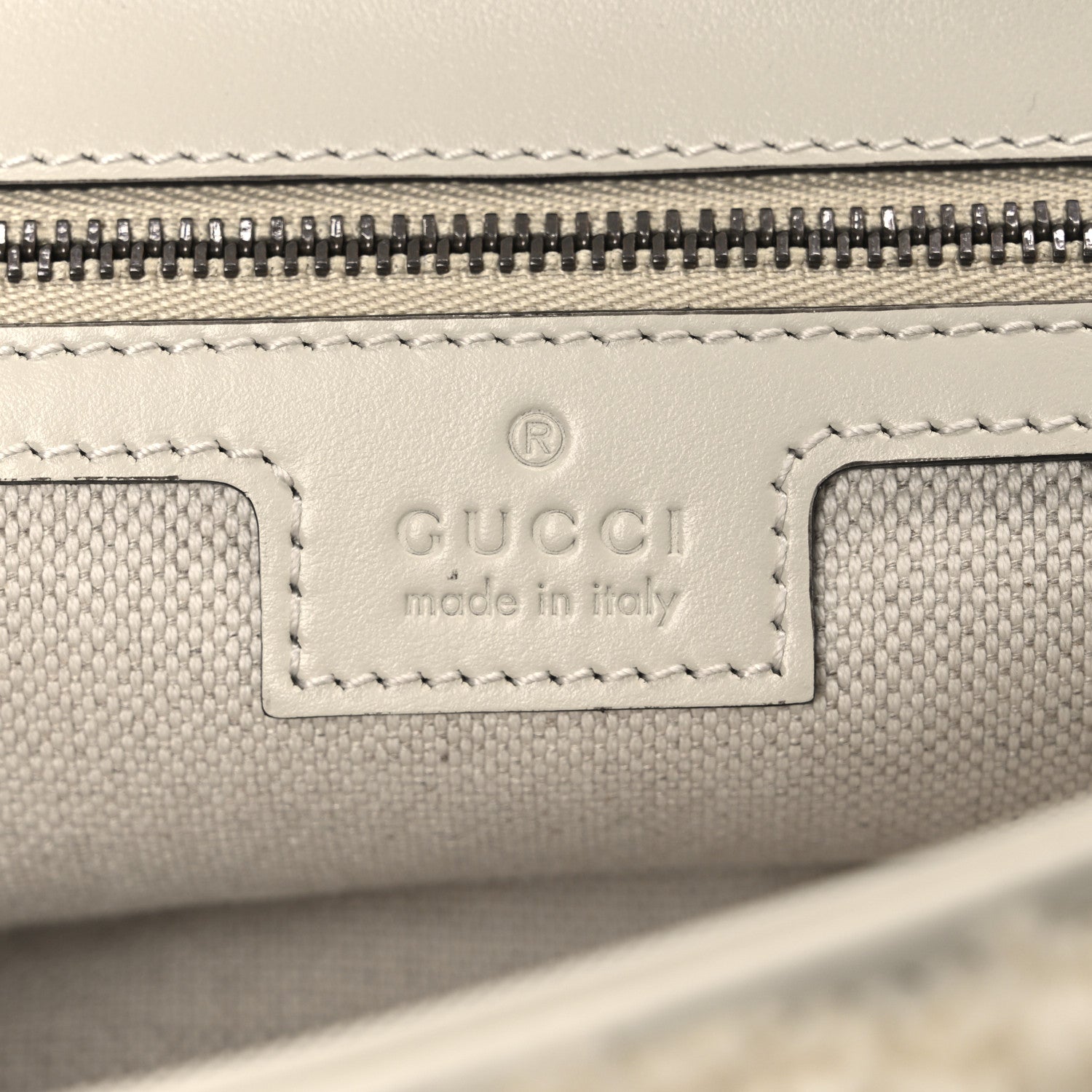 Gucci Merinos Wool Small GG Marmont Shoulder Bag Old White 6 of 10