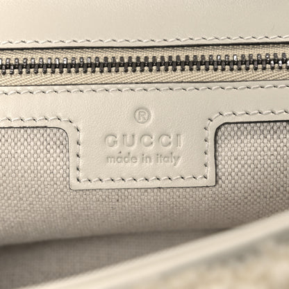 Gucci Merinos Wool Small GG Marmont Shoulder Bag Old White 6 of 10