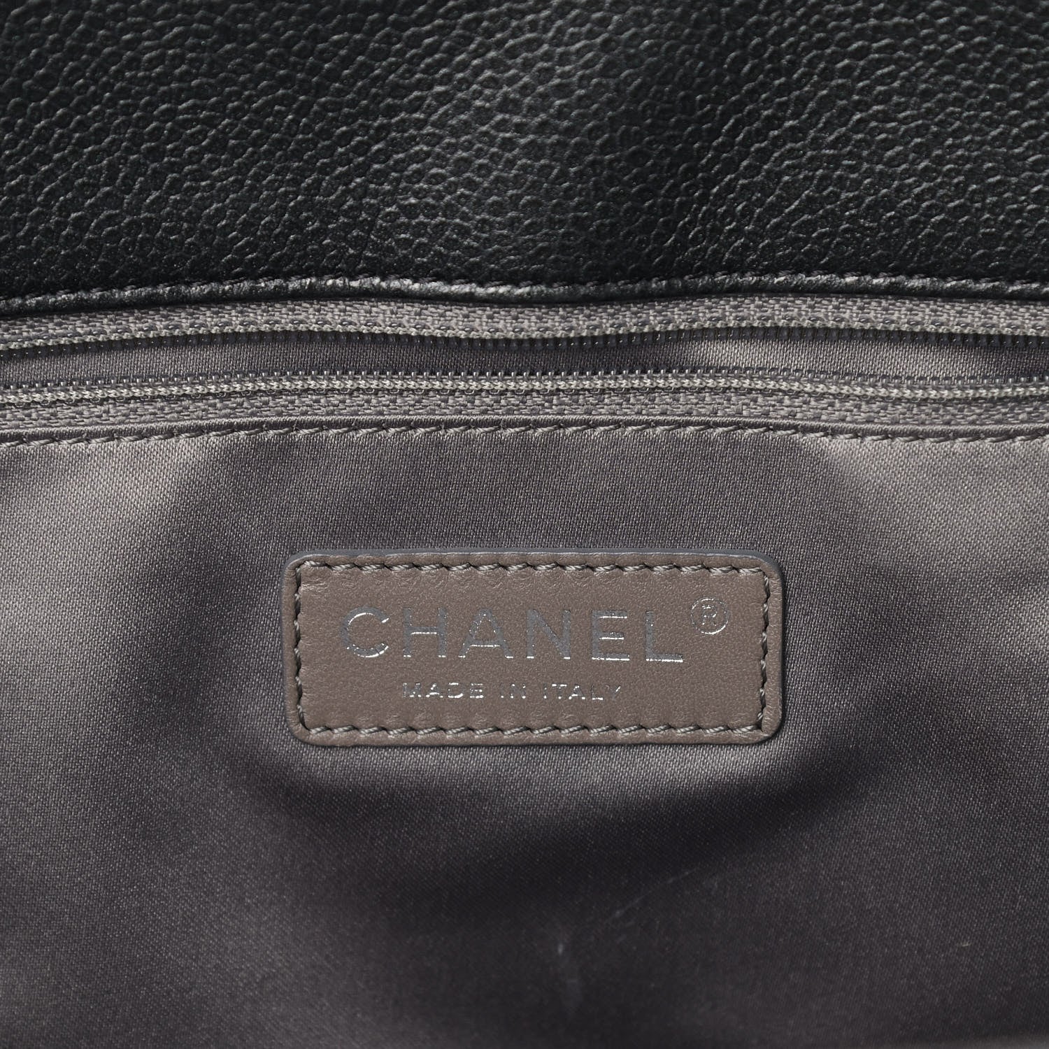 Chanel Caviar Quilted XXL Grand Shopping Tote GST Black 5 of 10