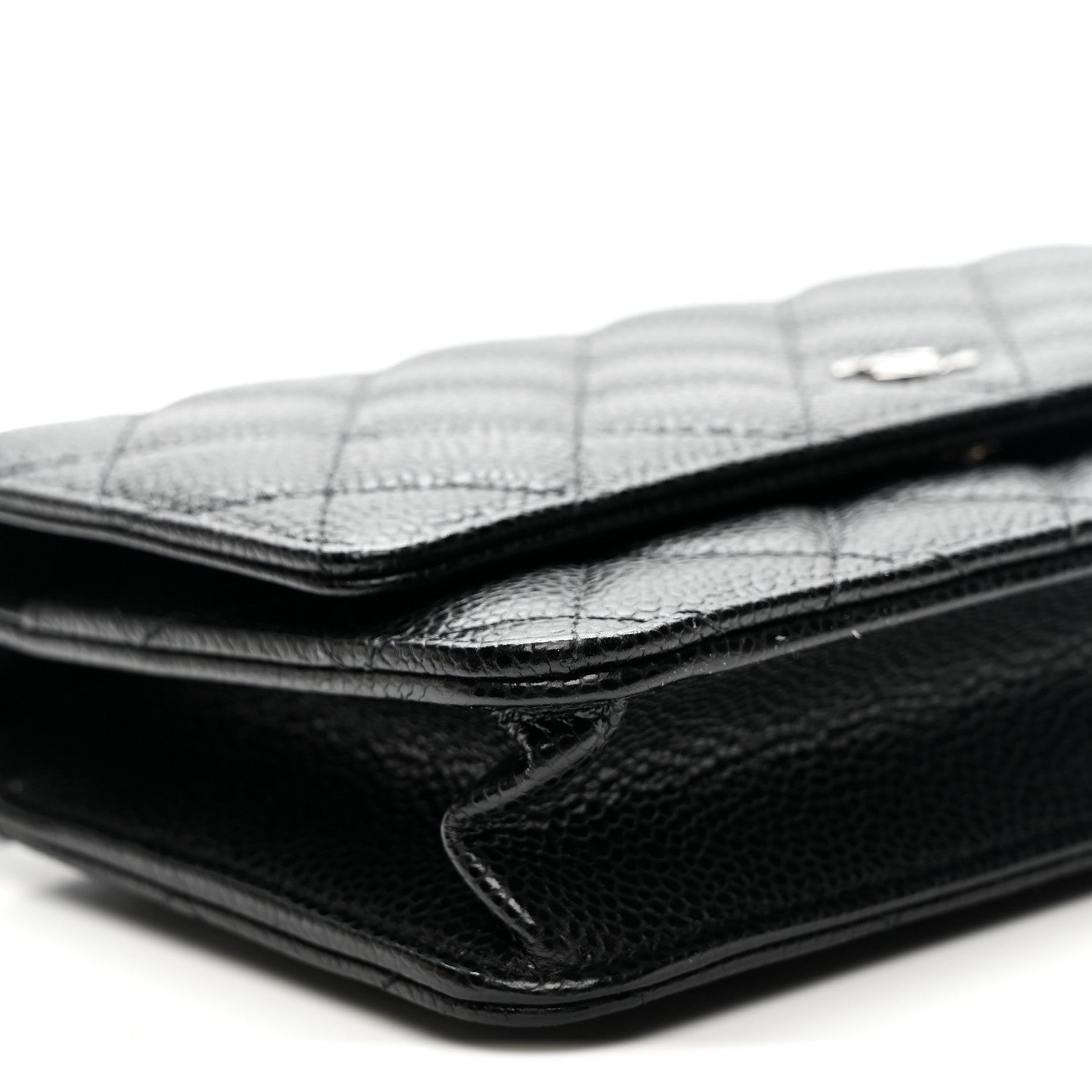 Chanel Caviar Quilted Wallet on Chain WOC Black 10 of 11