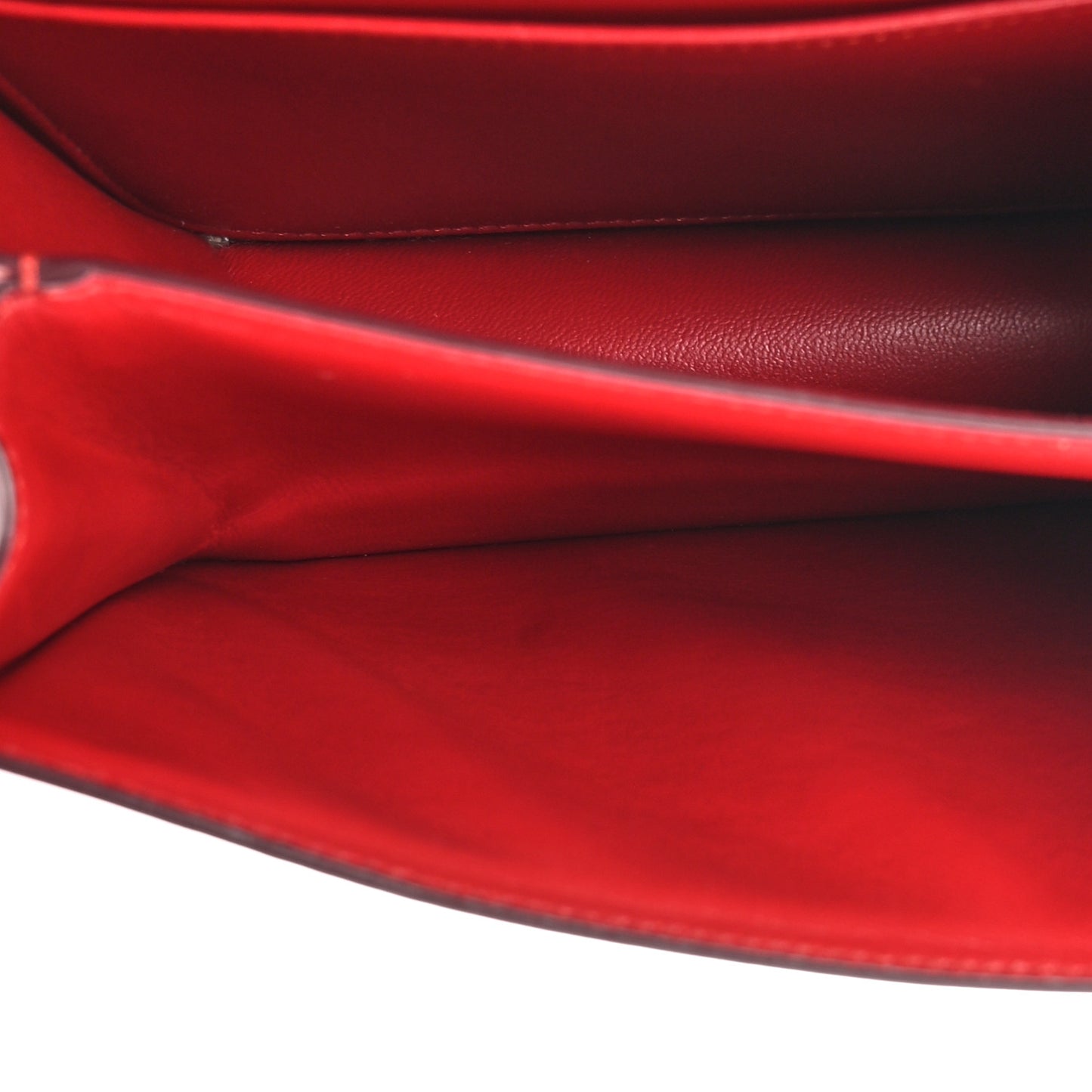 Box Calfskin Teen Classic Box Flap Bag Red