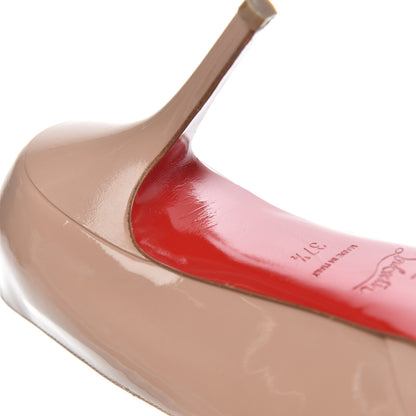 Christian Louboutin Patent Prorata 90 Pumps 37.5 Nude 8 of 10