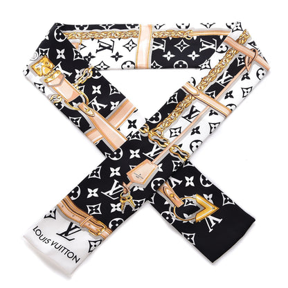 Louis Vuitton Silk Monogram Confidential Bandeau Black 1 of 4