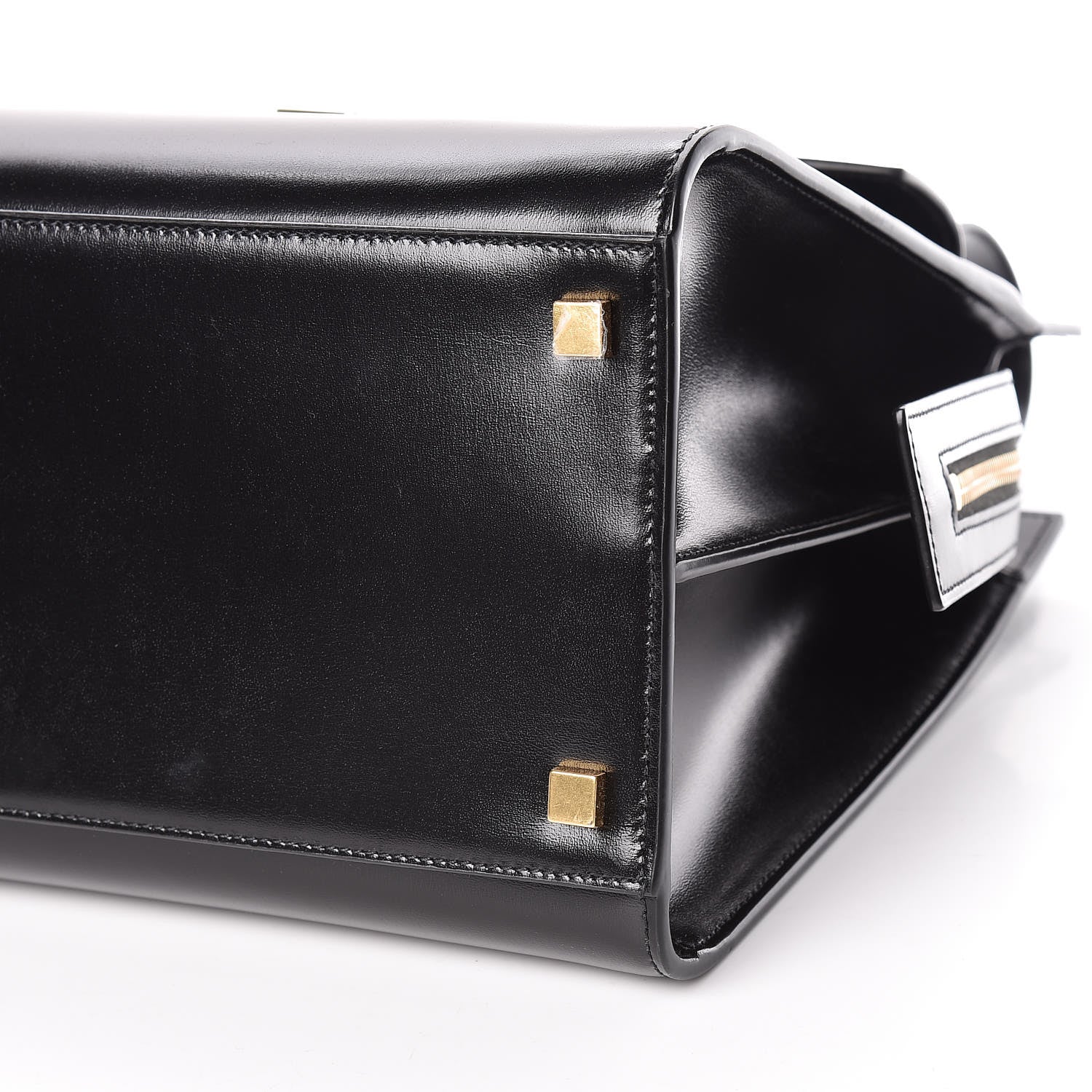 Saint Laurent Shiny Calfskin Medium Uptown Tote Black 13 of 13