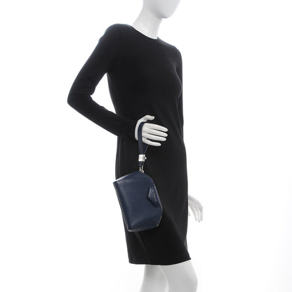 Givenchy Sugar Goatskin Small Antigona Beauty Wristlet Navy 2 of 9