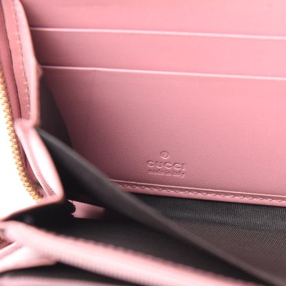 Gucci Guccissima Zip Around Wallet Pink 6 of 12