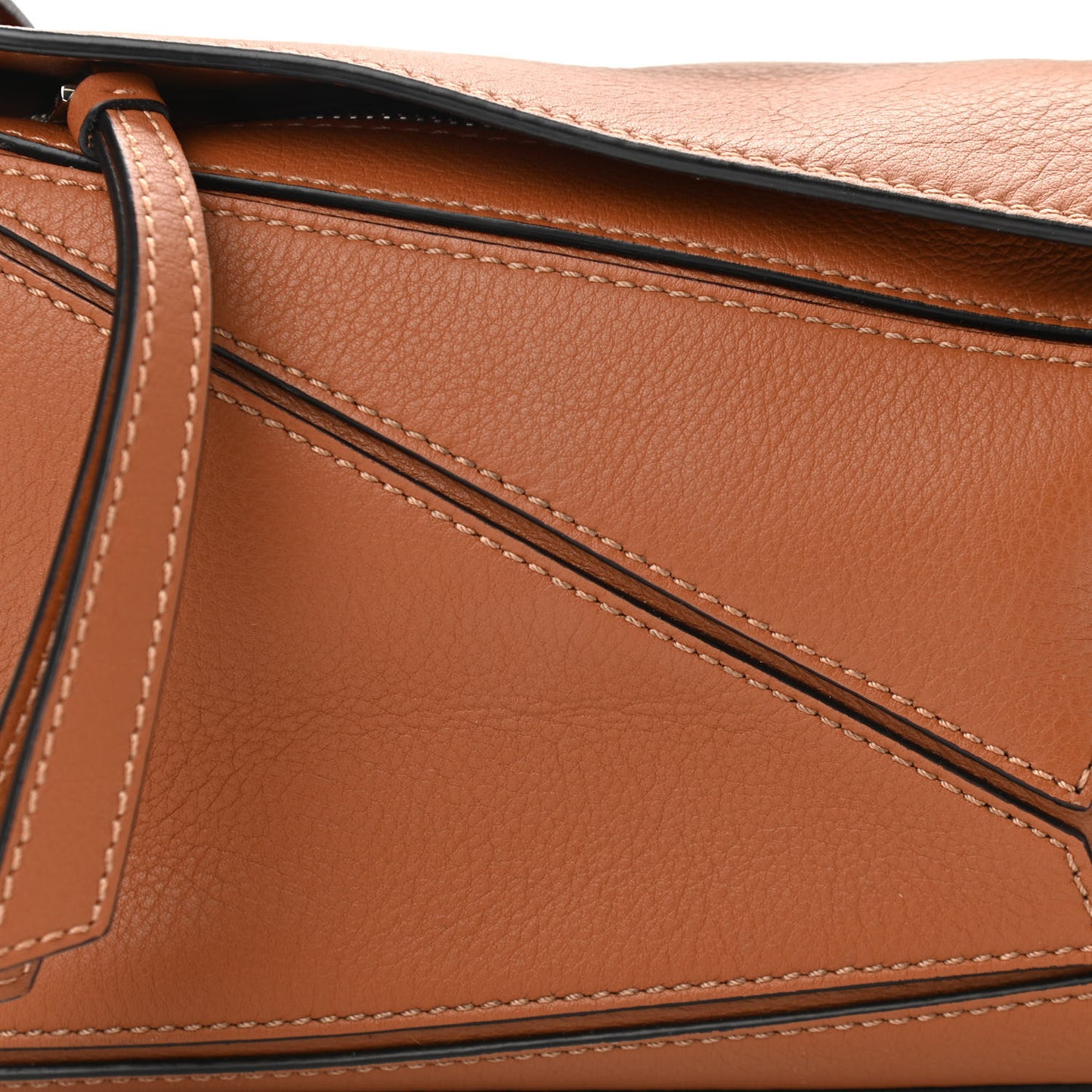 Calfskin Mini Puzzle Bag Tan