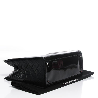 Chanel Vinyl Lipstick Tote Black 4 of 8