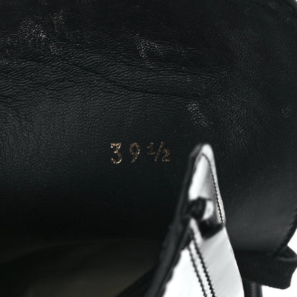 Fendi Vitello Abrasivato Fendigraphy 50mm Biker Boots 39.5 Black 9 of 12