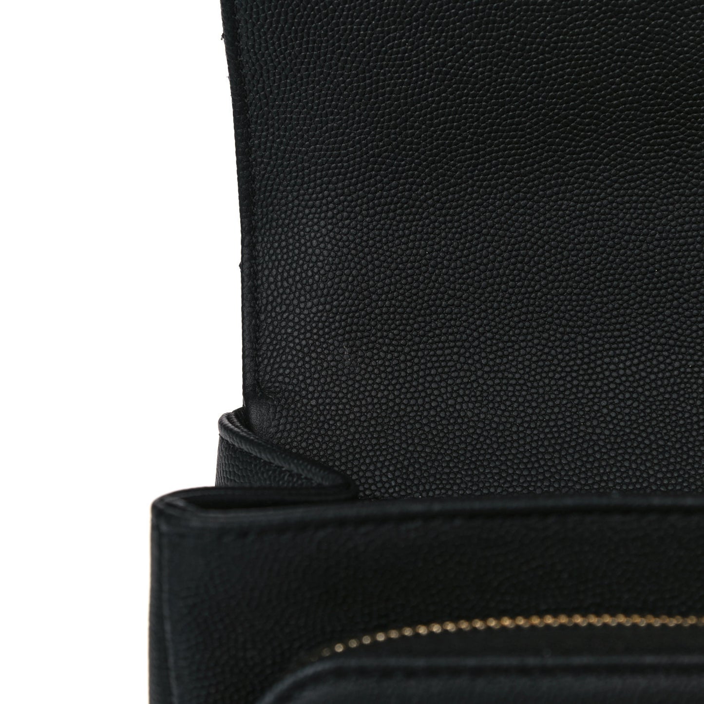 Caviar Quilted Small Business Affinity Flap Black