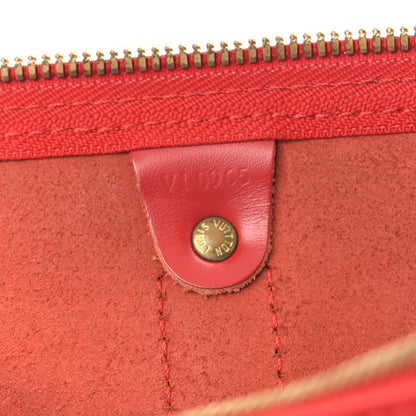 Louis Vuitton Epi Keepall 45 Castillan Red 7 of 10