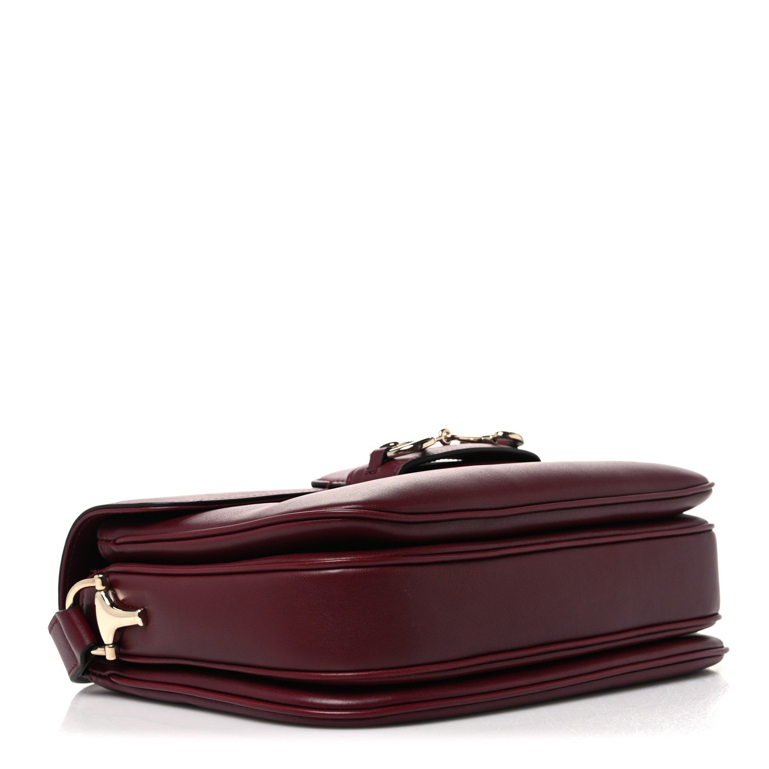 Gucci Arabella Calfskin Horsebit 1955 Shoulder Bag Rosso Ancora 4 of 10