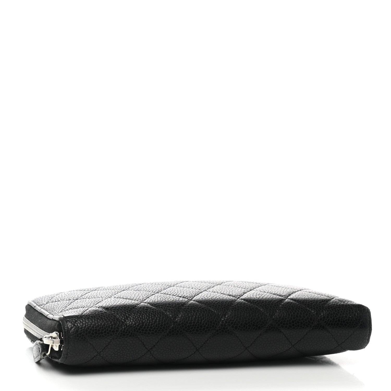 Chanel Caviar Quilted Large Zip Around Organizer Wallet Black 4 of 9