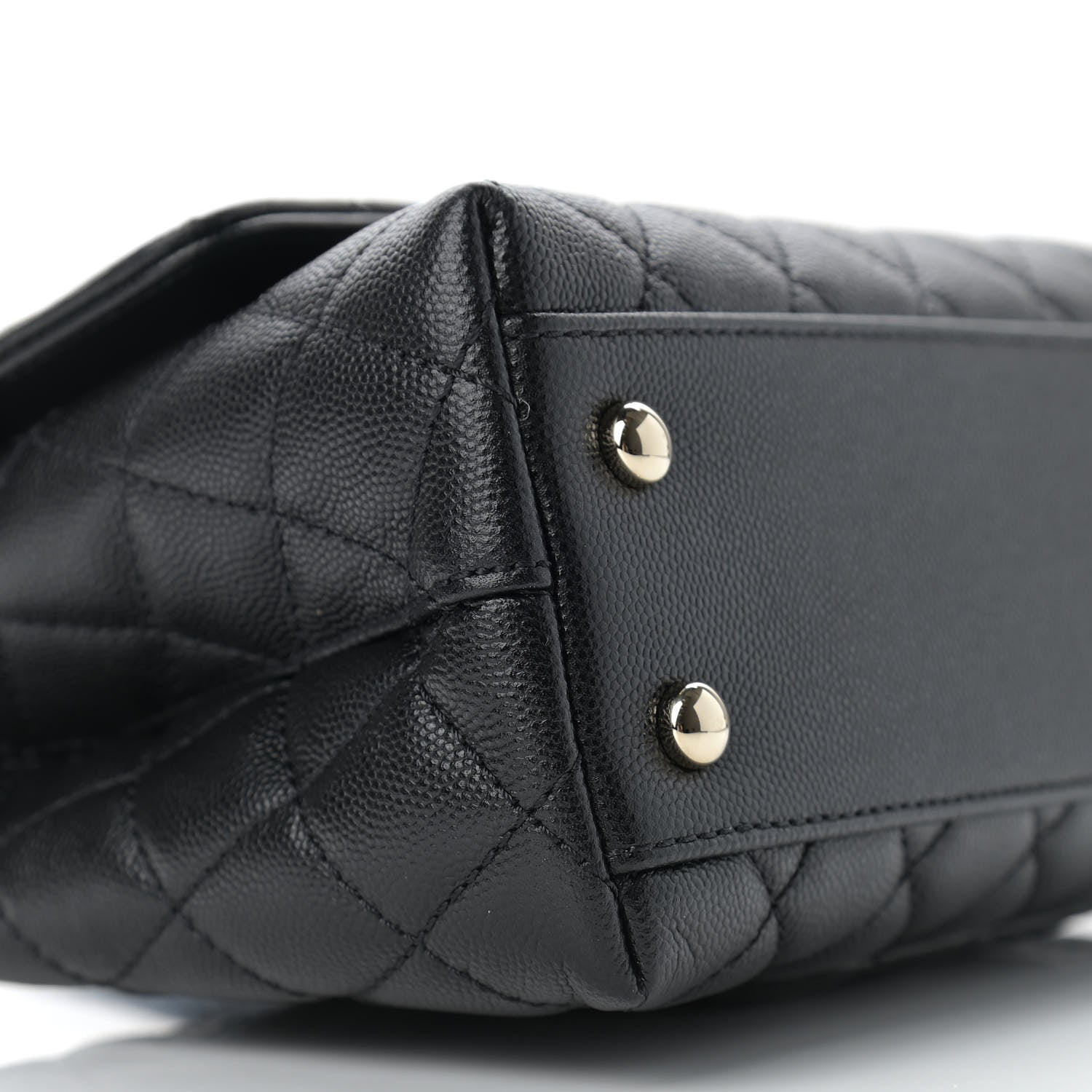 Chanel Caviar Quilted Mini Coco Handle Flap Black 8 of 9