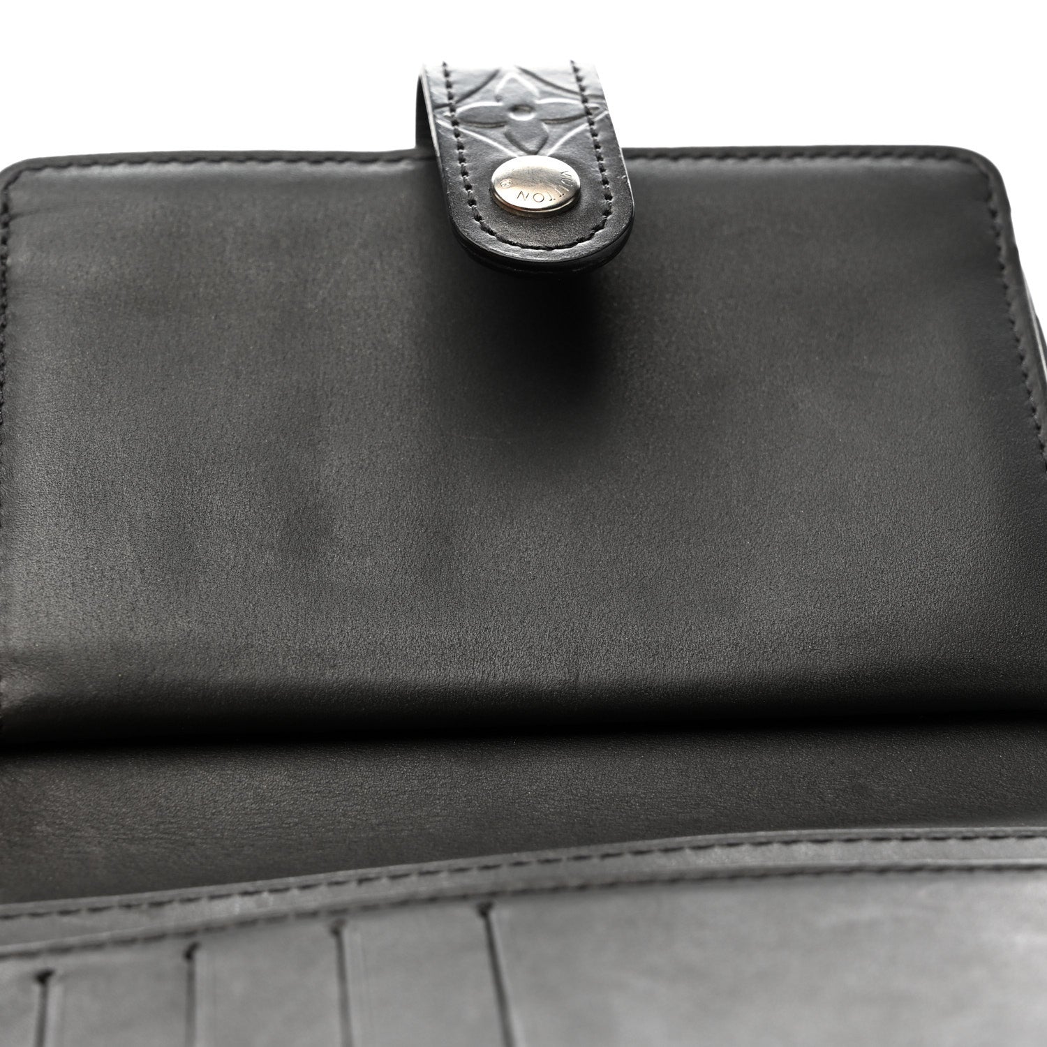 Louis Vuitton Mat Monogram French Purse Wallet Black 12 of 12