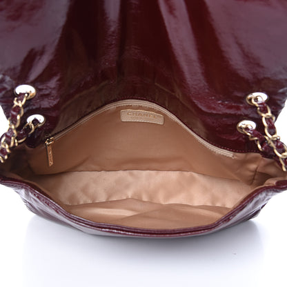Chanel Vinyl Rock and Chain Medium Flap Bordeaux 5 of 11
