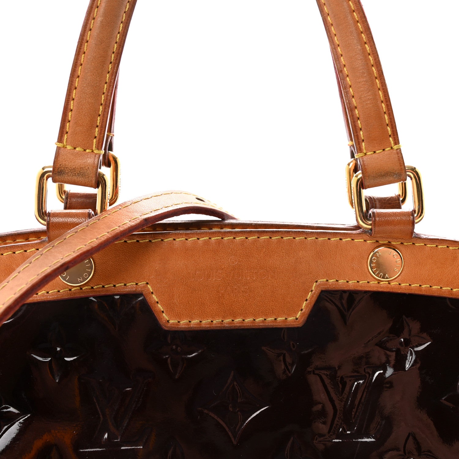 Louis Vuitton Vernis Brea MM Amarante 7 of 9
