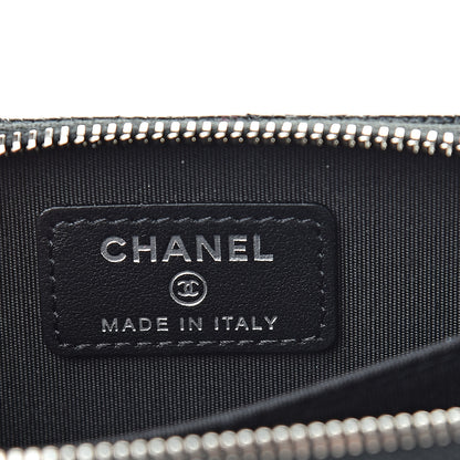 Chanel Caviar Quilted Incognito Zip Coin Purse Black 6 of 8