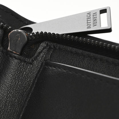 Bottega Veneta Nappa Intrecciato Zip Wallet Black 8 of 9