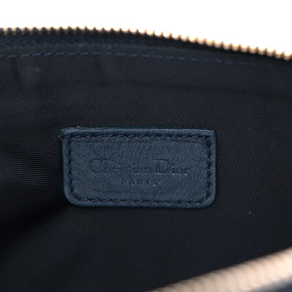 Christian Dior Monogram Mini Saddle Pochette Navy 6 of 11