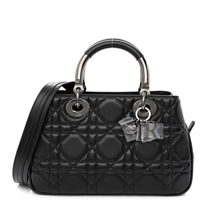 Christian Dior Calfskin Cannage Medium The Lady 95.22 Black 1 of 11