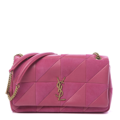 Saint Laurent Lambskin Patchwork Monogram Medium Jamie 1 of 10