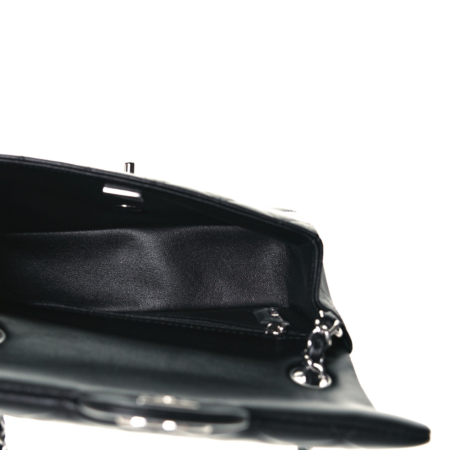 Chanel Lambskin Quilted Mini Rectangular Flap Black 5 of 11