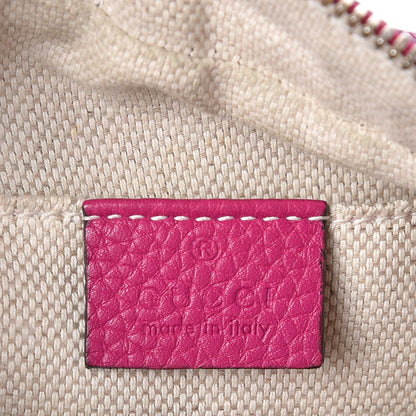 Gucci Pebbled Calfskin Small Soho Disco Bag Bright Bougainvillea 6 of 7